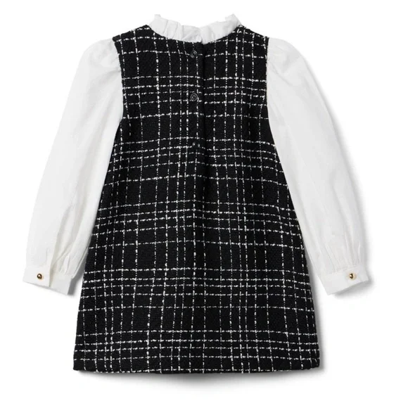 Janie and Jack THE DOWNTOWN TWEED DRESS NWT Kids